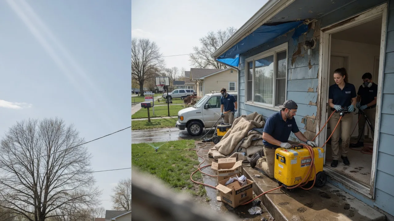 Basement Flood Cleanup in Kendall, KS near me